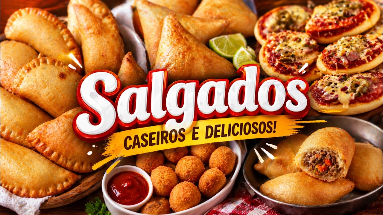 Esses 5 Salgados São Tão Gostosos Que Vão Sumir da Mesa em Minutos!