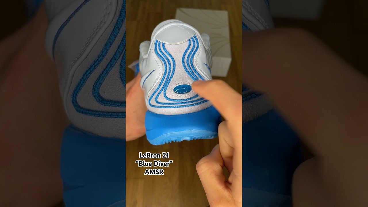 Shoe sounds 🎵: Nike LeBron 21 “Blue Diver” 🤿 