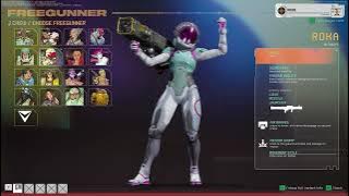 Concord (November 14, 2023 Build) - Character Selection menu