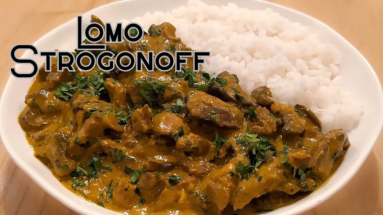 Cómo hacer LOMO STROGONOFF 🍛Te va a ENCANTAR!!! | Libro de Recetas |