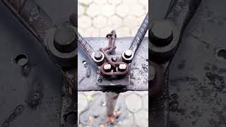 Forming Iron Into Chains Using Tools That He Made Himself