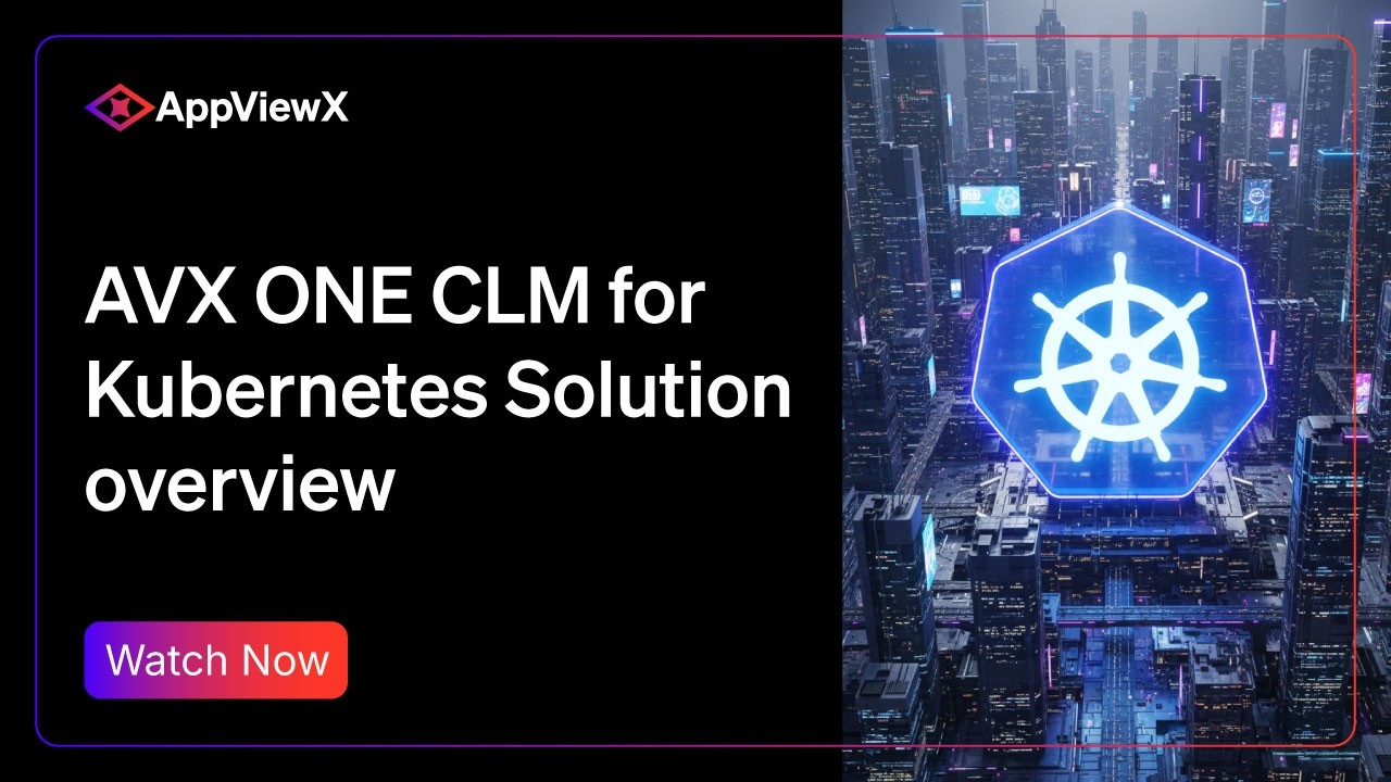 AVX ONE CLM for Kubernetes Solution Overview - YouTube