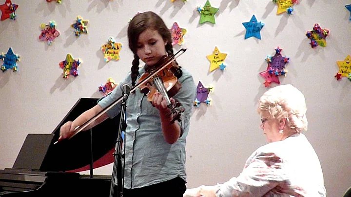 Rachel Fleck's sixth grade violin recital