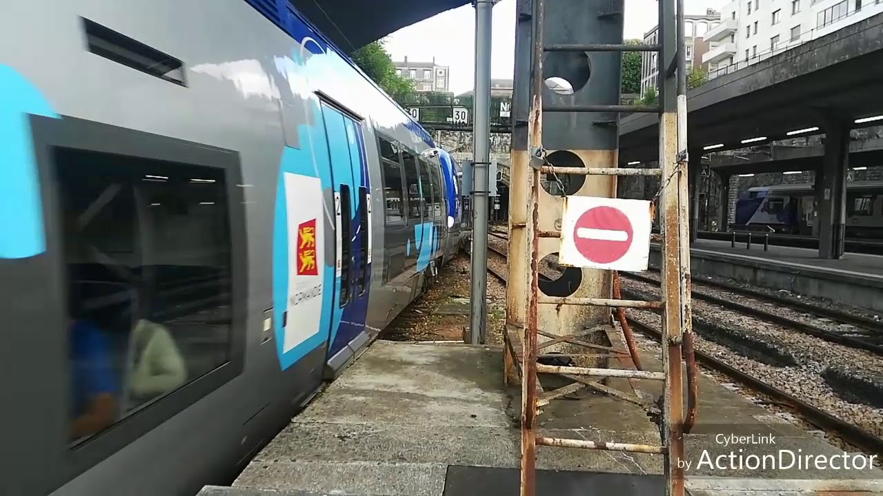 Ter, Intercités et train spécial en gare de Rouen