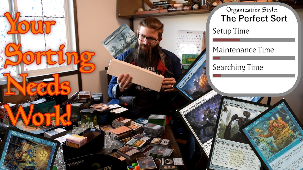 Magic Collection Organized Organize Your Magic The Gathering Collection - YouTube