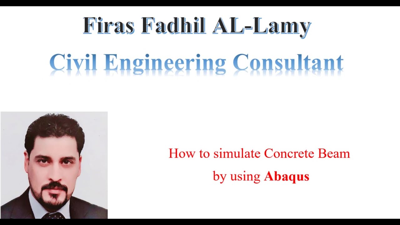 (2) How to simulate Concrete Beam by using Abaqus - YouTube