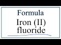Iron(II) Fluoride Concepts