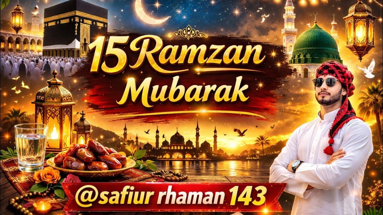 15 Ramzan Mubarak ho app sabhi Ko