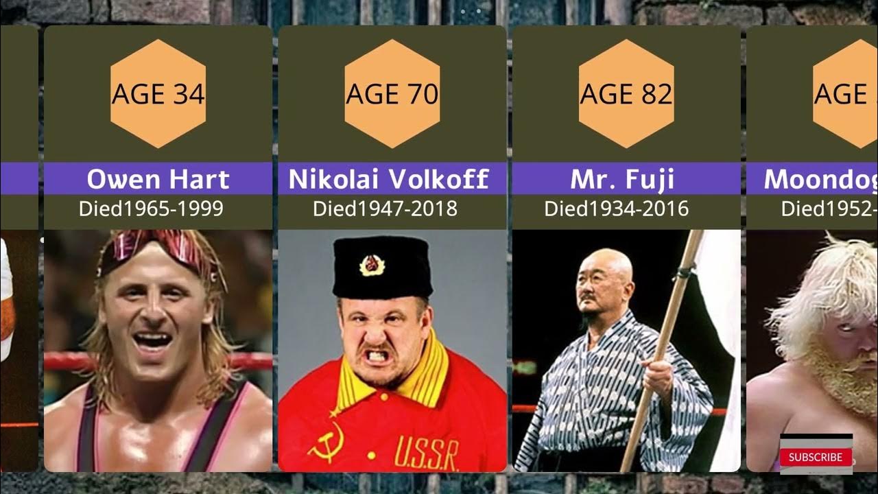 WWE Wrestlers died till 2023. YouTube