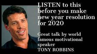 LISTEN to this before you make new year resolution for 2021 - Tony Robbins