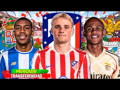 10 TRANSFERENCIAS CONFIRMADAS | RUMORES 25/26! Froholdt Atl Madrid ,Rayan Porto, Wallace Yan Benfica