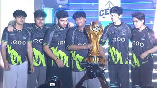 CEGC Champions🏆 IQOO SOUL | Sid's Reaction on Soul Win| Final Fight|🚀🔥