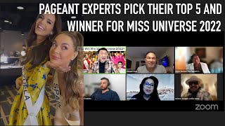 Pageant Experts Pick Their Top 5 & Winner For Miss Universe 2022