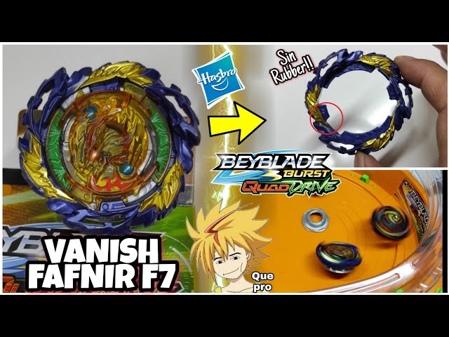 Beyblade Burst QuadDrive - Kit Inicial Vanish Fafnir F7 - Beyblade