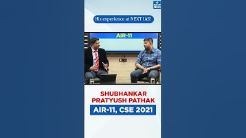 AIR 11 | UPSC CSE 2021 | Shubhankar P.  Pathak | #topper #upsc #ias #bsinghsir
