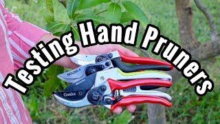 Testing Hand Pruners