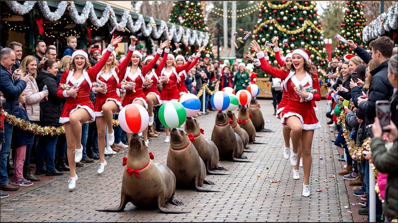 This Christmas Parade Shocked Everyone! Real Animal at Disneylan - AI 2026 03