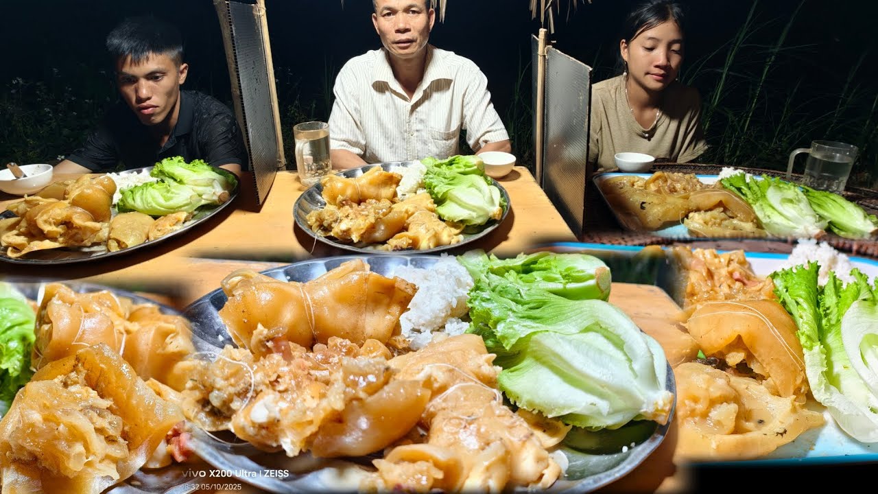 QUÁ KHỦNG VỚI CUỘC THI - ĂN 9KG CHÂN GIÒ (BÓ BÒ) VÀ RAU SỐNG GIỮA 3 THÁNH ĂN - THẮNG NHẬN 2 TRIỆU 