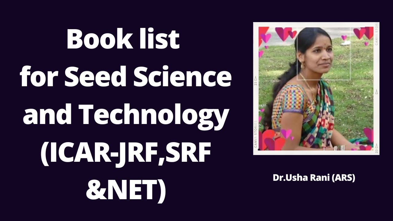 Seed Science And Technology Book