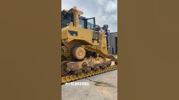 Installing new track groups on a CAT D9T. #heavyequipment #caterpillar