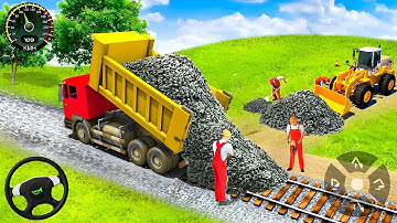 Railway Track Construction 3D - Railroad Builder Simulator 3D - Android GamePlay