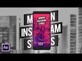 After Effects Tutorial -  Modern Instagram Story Animation in After Effects