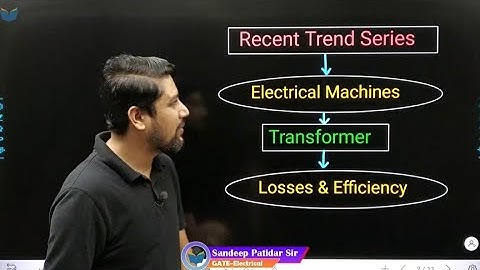Lec 09 Losses & Efficiency Problems in Transformer || Recent Trend Series || Electrical Machines