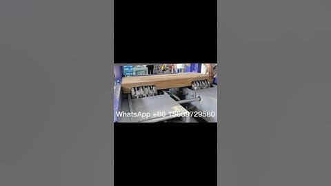 solid wood pallet groove notcher machine