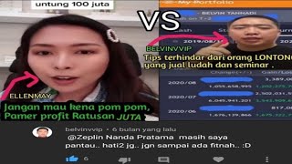Saling Sindir Belvinvvip Vs Ellenmay Trader Vs Investor Youtube