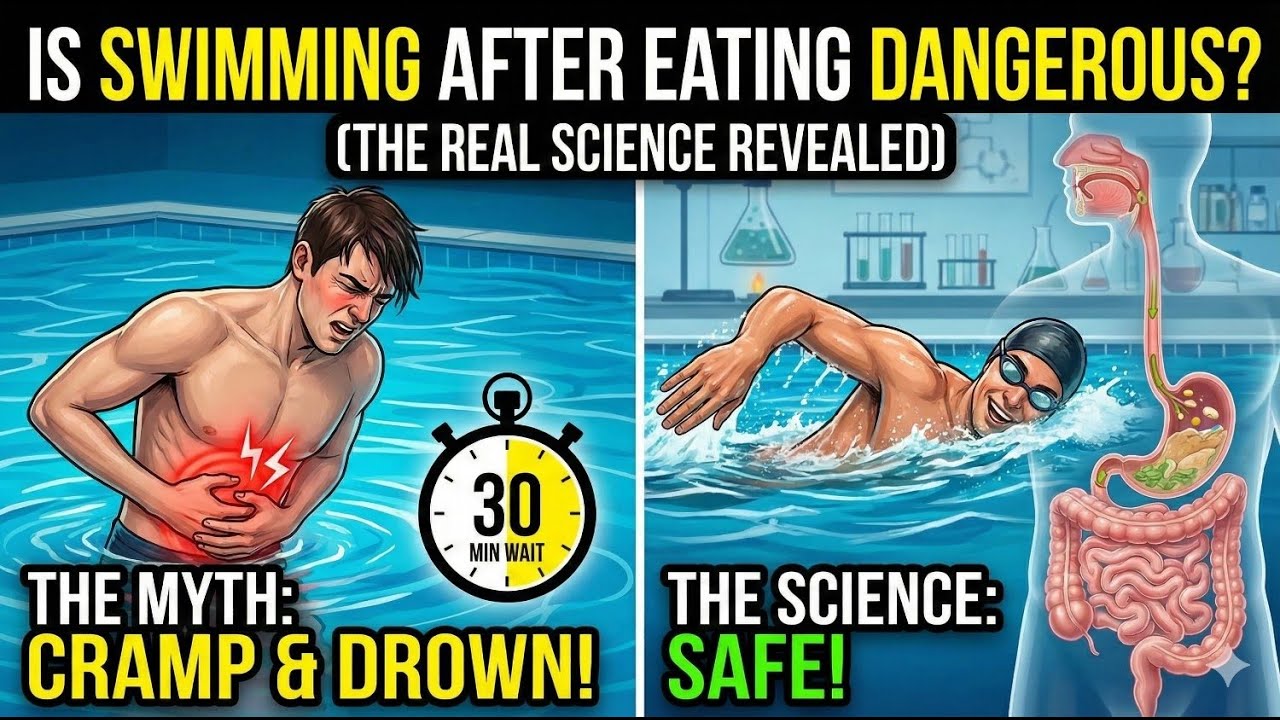 Is Swimming After Eating Actually Dangerous? (The Real Science)