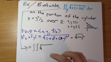 scalar surface integral example