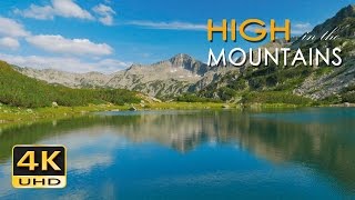 4K High Mountains - Beautiful Nature Video \& Relaxing Natural Sounds  - Ultra HD - 2160p