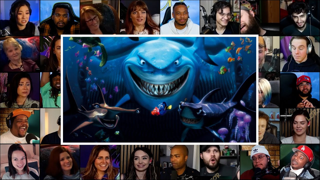 Marlin & Dory meets Sharks | Finding Nemo | Reaction Mashup