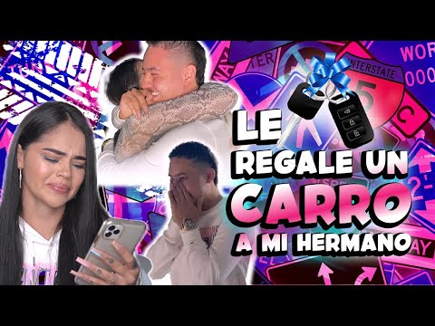 LE REGALE UN CARRO A MI HERMANO 💜 - LA SEGURA