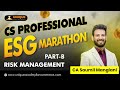 ESG Marathon - Part A - Risk Management - 2024 &amp; 2025 - 20 Marks - CA Saumil Manglani