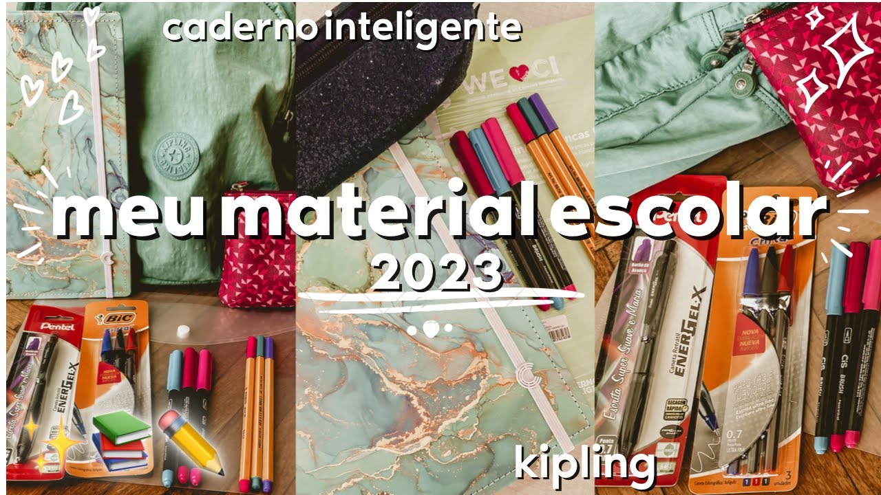 MEU MATERIAL ESCOLAR 2023 (ensino médio)📚✨💖