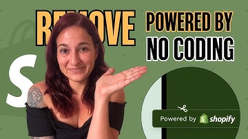 Remove “Powered by Shopify” WITHOUT Code (Easy 2025 Tutorial)