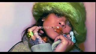 rihanna - woo // sped up + reverb