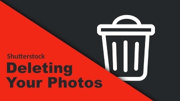 Shutterstock - How to Delete Photo Image Vector etc