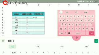 Menggunakan fungsi if di WPS Office Android