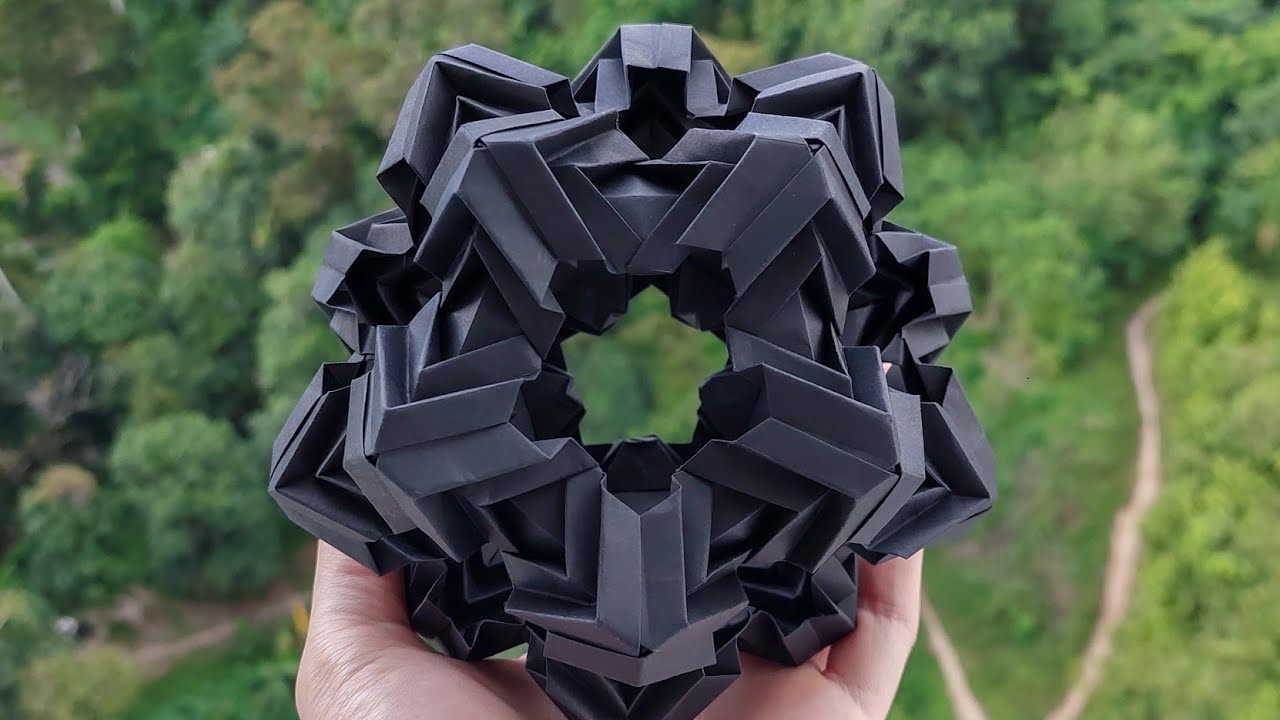 Tutorial for Miura-Ori Dodecahedron Kusudama
