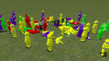 TELETUBIES vs ZOMBIES - Gmod NPC Battle