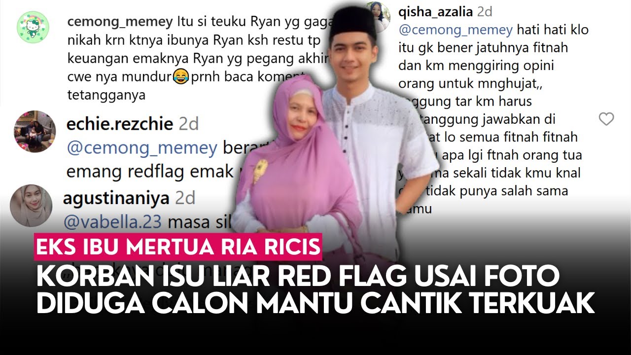 Eks Ibu Mertua Ria Ricis Korban Isu Liar Red Flag Usai Foto Diduga Calon Mantu Cantik Terkuak