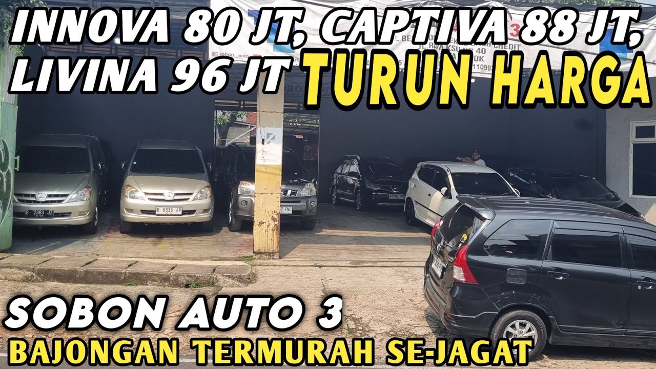 Murah Mobil Bekas Turun Harga 100 Jutaan di Showroom Sobon Auto 3 Terbaru