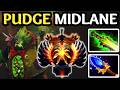 🔥 WHY PUDGE MID IS BROKEN | LAND HOOKS, WIN MAP | DOTA 2 🔥