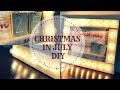 DIY CHRISTMAS COUNTDOWN MARQUEE SIGN||CHRISTMAS IN JULY||OPEN COLLAB WITH DAVEDA LANE