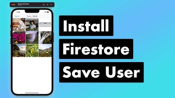 SwiftUI Firebase Chat 04: Installing Firestore and Saving User Data Collection