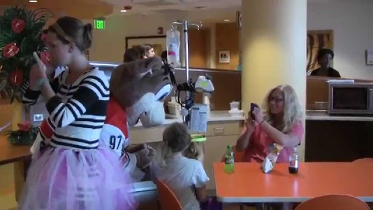 Mascots visit the Florida Hospital for Children (2014)