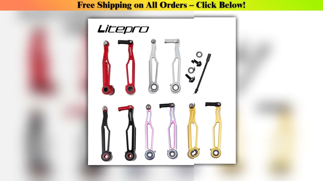 Litepro 412 Folding Bike Short/Long Arm 82mm/108mm V Brake Clamp CNC Ultra Light Parts Bicycle