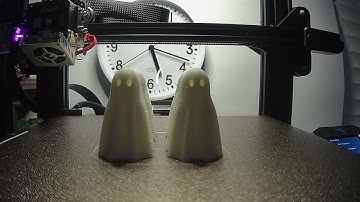 small group of Zou Ghost keychain time-lapse #ender3 #halloween #timelapse